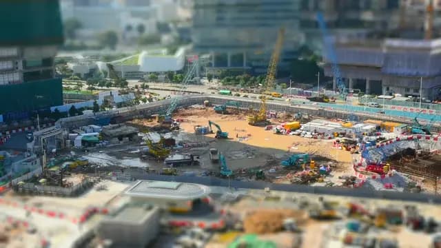 Avance real de la obra fotografiado por la cámara